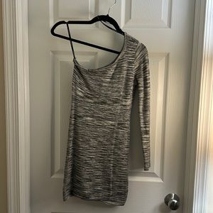 bebe mini silver dress